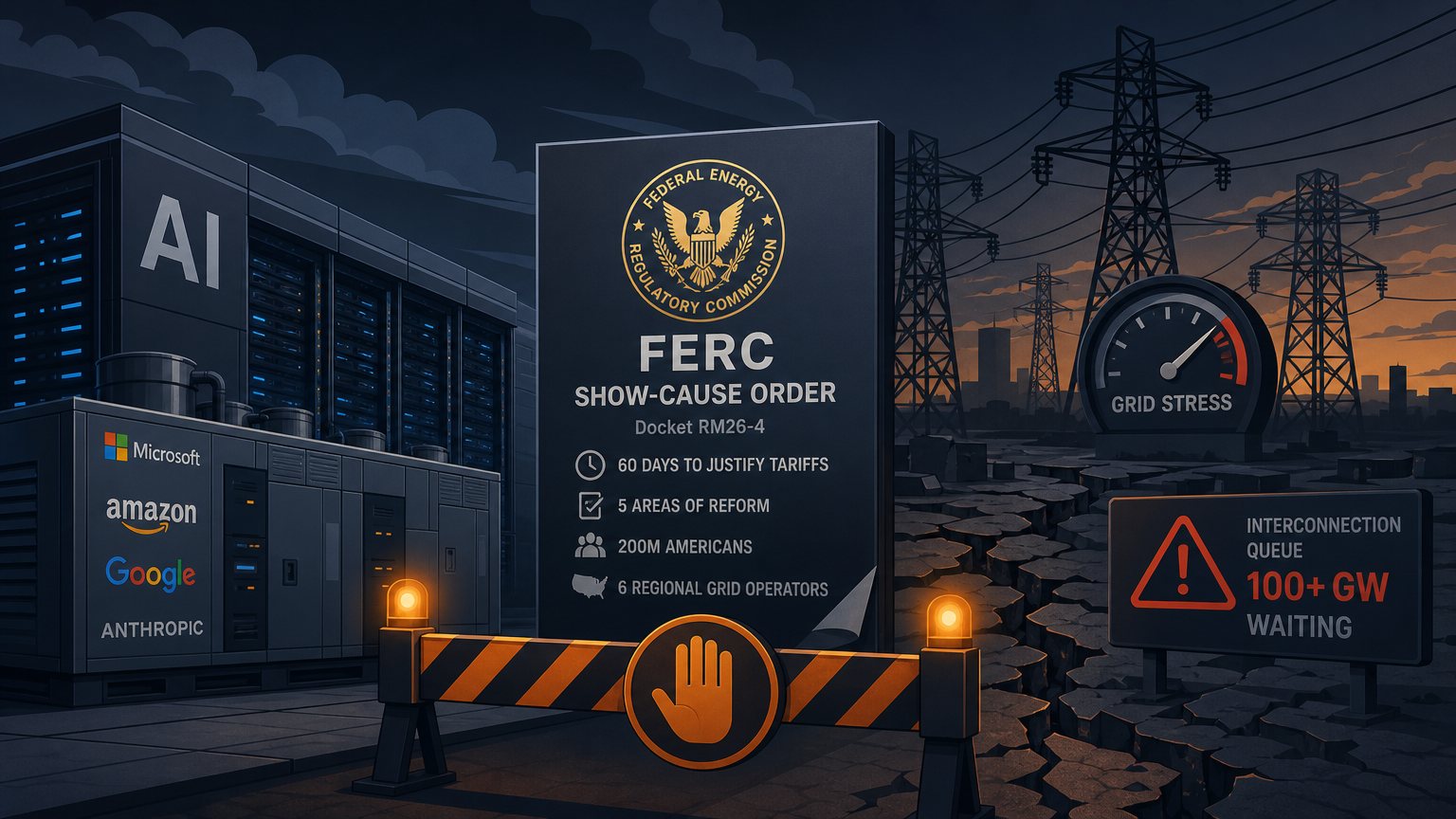 AI Data Centers Are Breaking the Grid. FERC Just Responded.