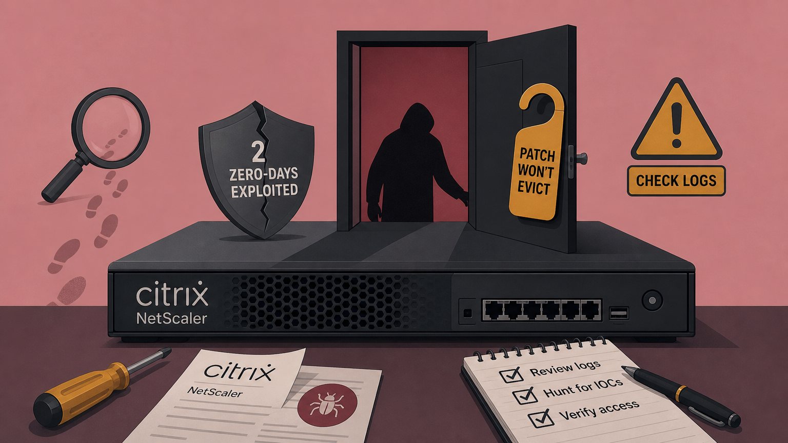 Citrix NetScaler had two exploited zero-days all September, and the patch won't evict anyone