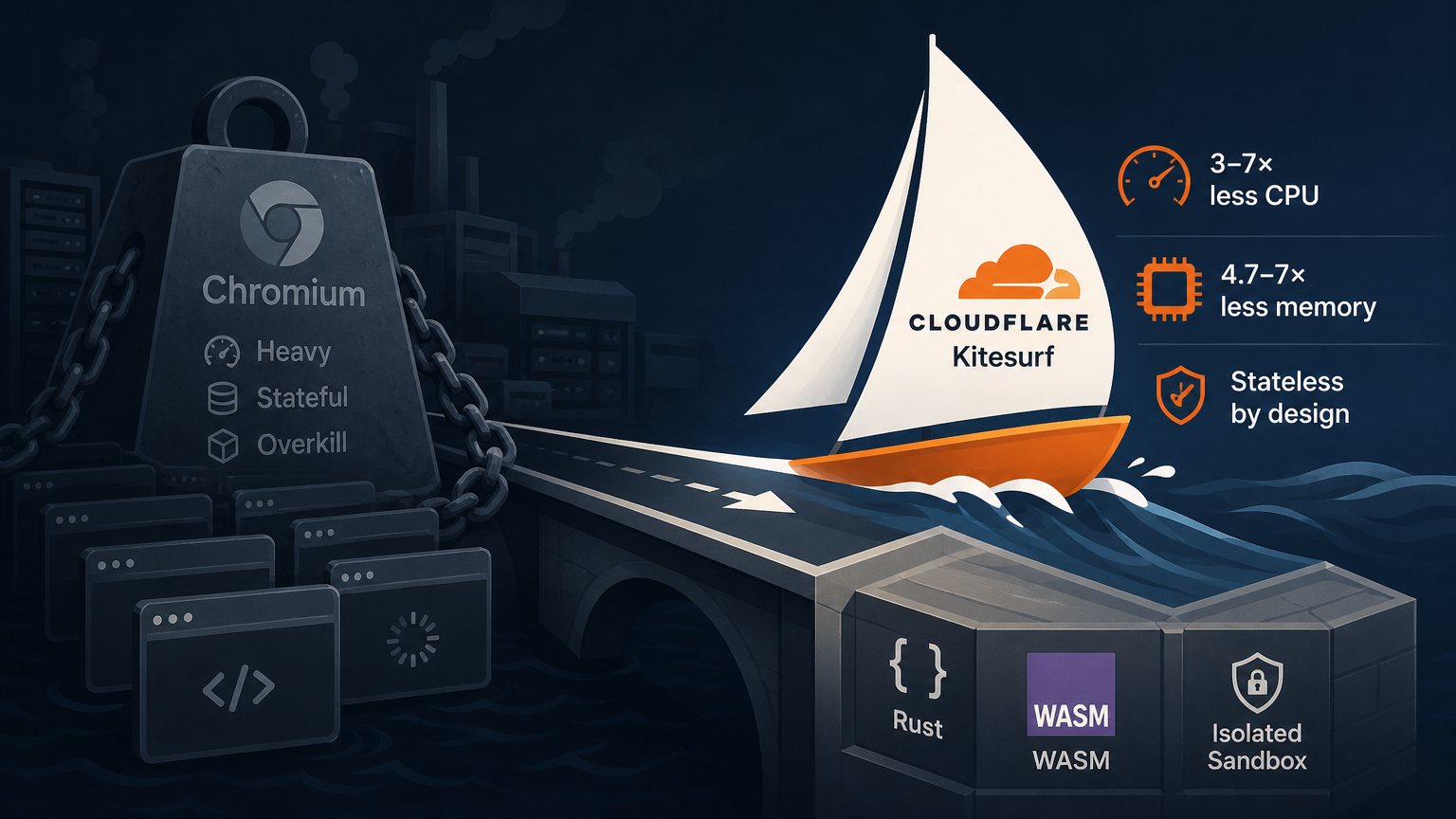 Cloudflare's Kitesurf Offers a Lighter Browser for AI Agents, With Tradeoffs