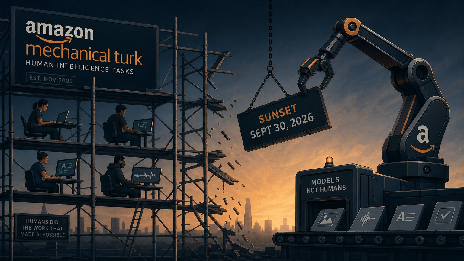 Mechanical Turk’s Shutdown and the Human Labor Behind AI