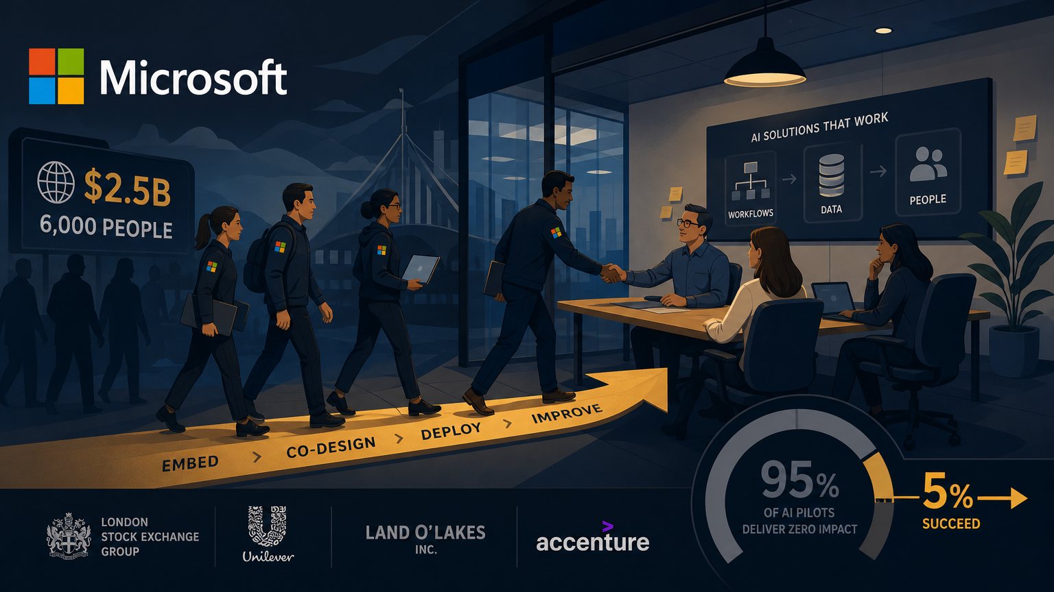 Microsoft's $2.5 Billion Bet That Enterprise AI Needs People, Not Just Products