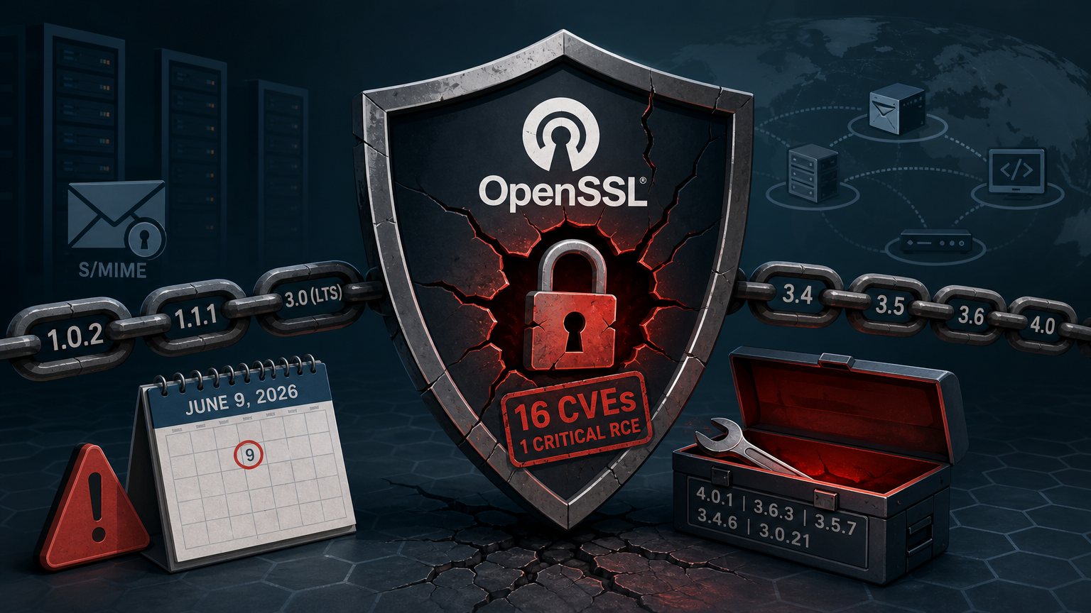 OpenSSL Drops Its Biggest 2026 Advisory: 16 CVEs and a Critical RCE You Need to Patch Today
