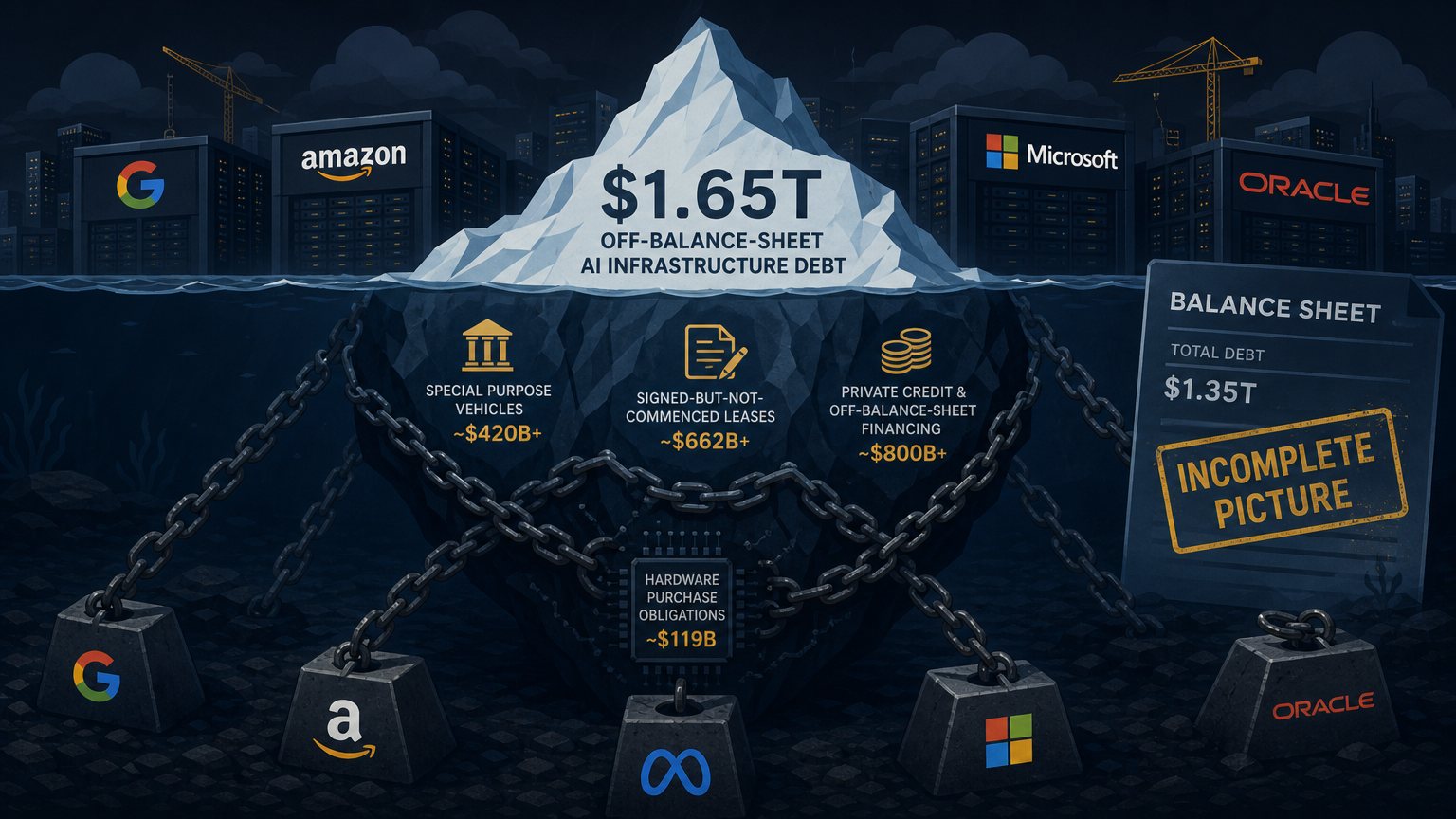 The $1.65 Trillion That's Not on the Balance Sheet: Big Tech's Hidden AI Infrastructure Bet