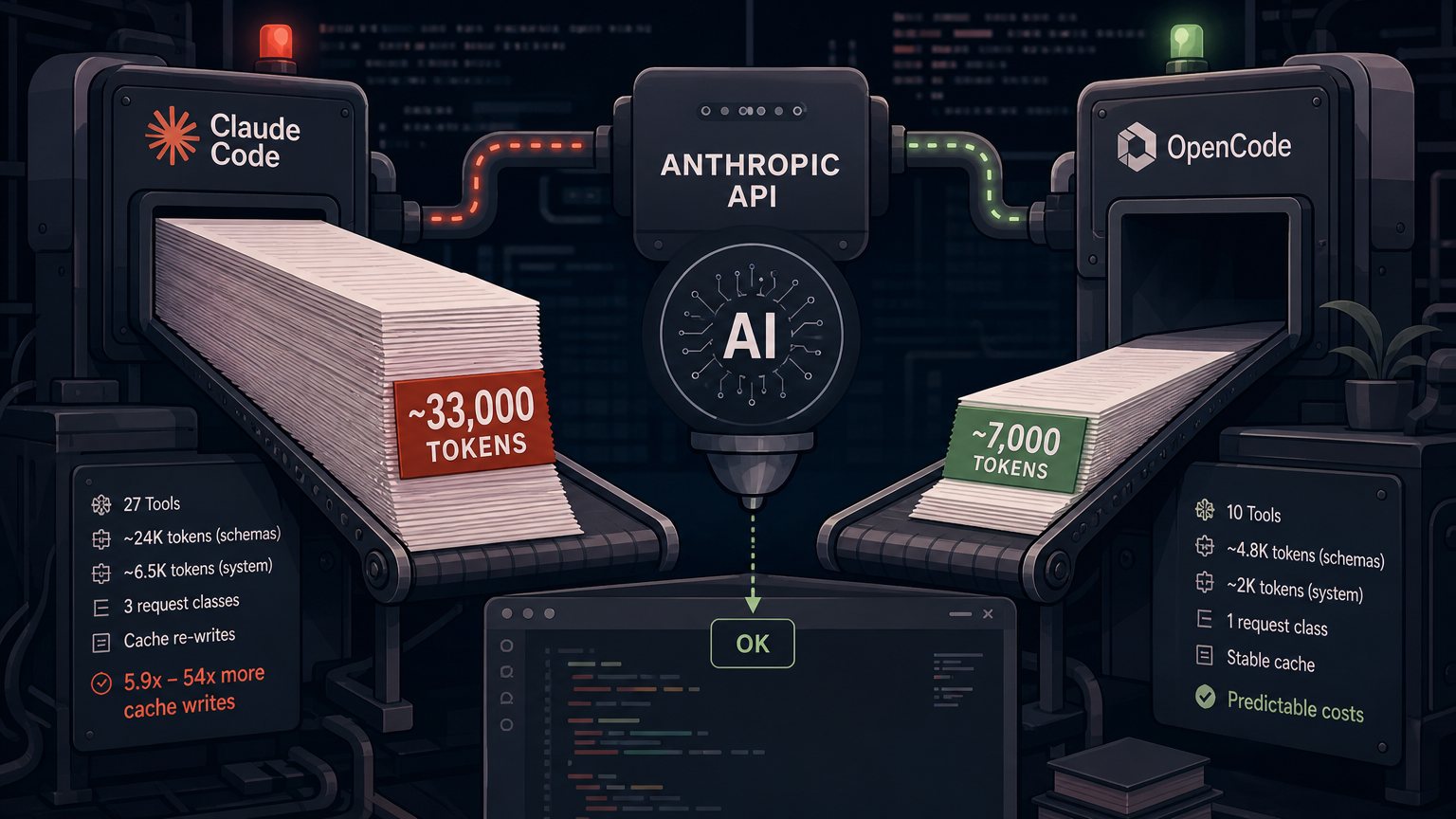 The 33,000-Token Tax: What AI Coding Tools Cost Before They Read Your Prompt