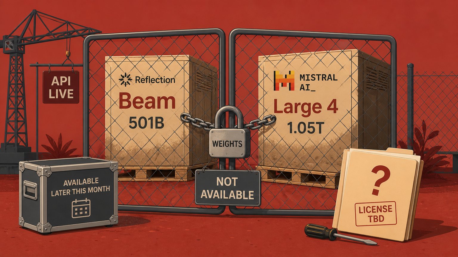 Two "open-weight" models landed in two days, and you can't download either one