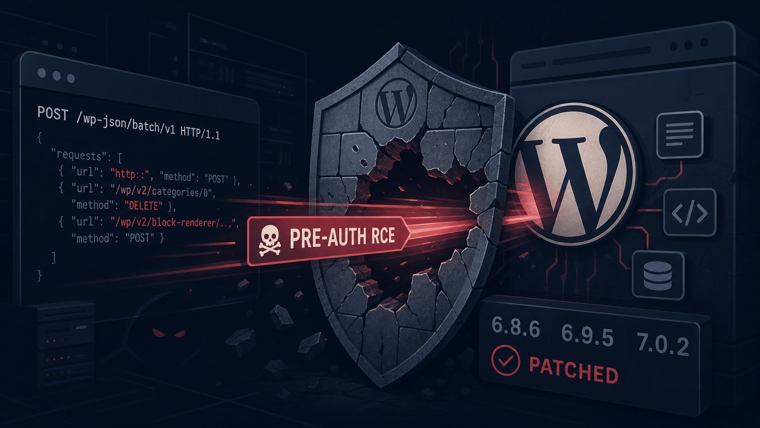 wp2shell: A Pre-Auth RCE in WordPress Core With a Day-One Public Exploit