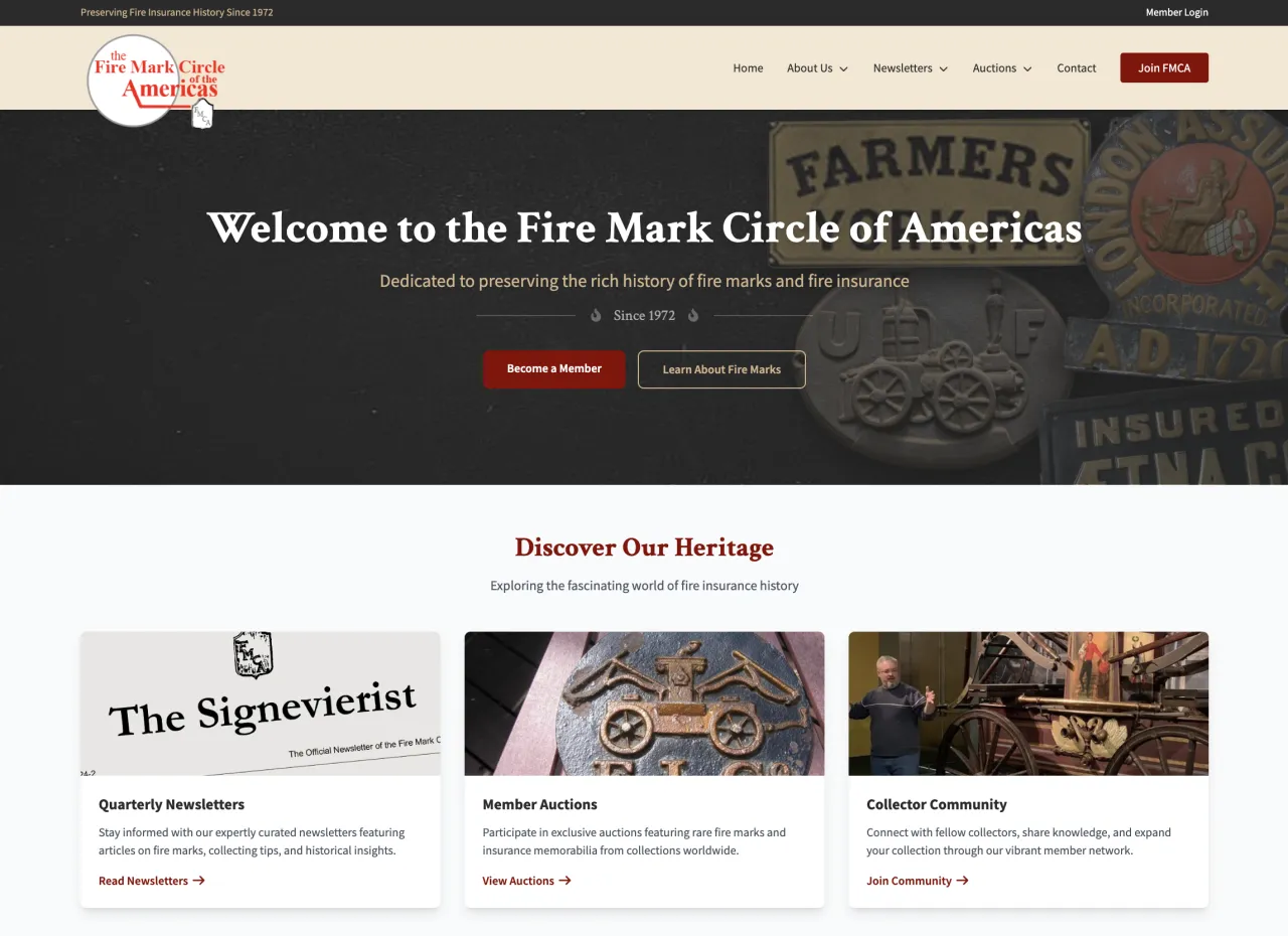 Fire Mark Circle of Americas